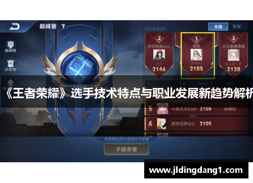 《王者荣耀》选手技术特点与职业发展新趋势解析 《王者荣耀》选手技术特点与职业发展新趋势解析